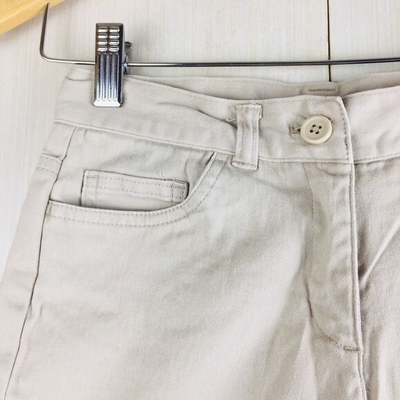 IZOD Women's Chino Khaki Beige Tan Hiking Outdoors Golf Shorts Size 12 Large - Picture 2 of 10